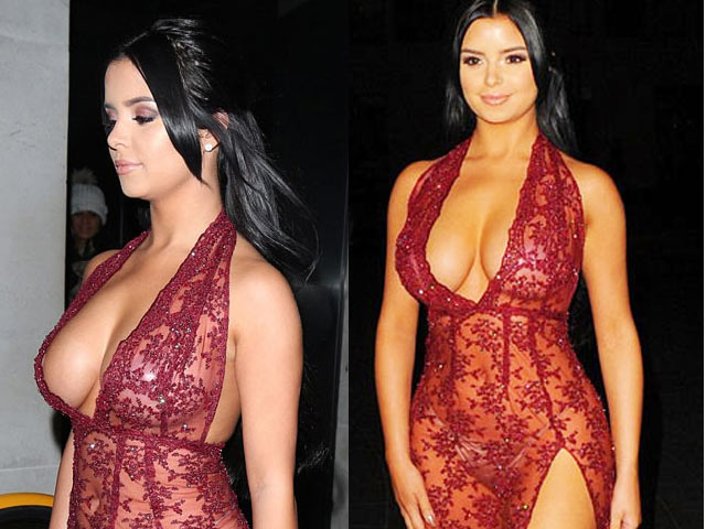 Người mẫu - Hoa hậu - "Mỹ nữ nấm lùn" quá sexy với váy mỏng tang nhìn thấu da