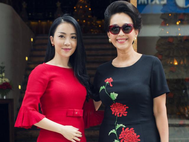 Thời trang - Linh Nga "xúng xính" váy áo đỏ rực, đọ sắc cùng Diễm My