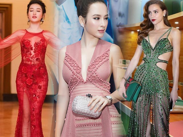 Người mẫu - Hoa hậu - 15 bộ đầm xuyên thấu "đỉnh" nhất năm 2016 của mỹ nữ Vbiz