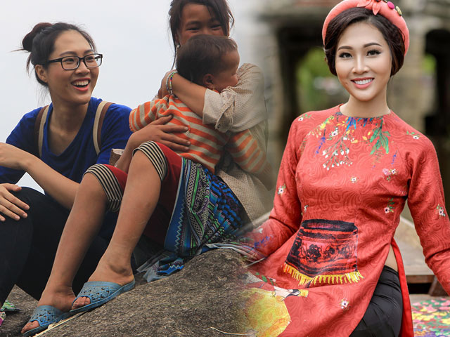 Người mẫu - Hoa hậu - Diệu Ngọc mang tới Miss World dự án nhân ái ở vùng cao