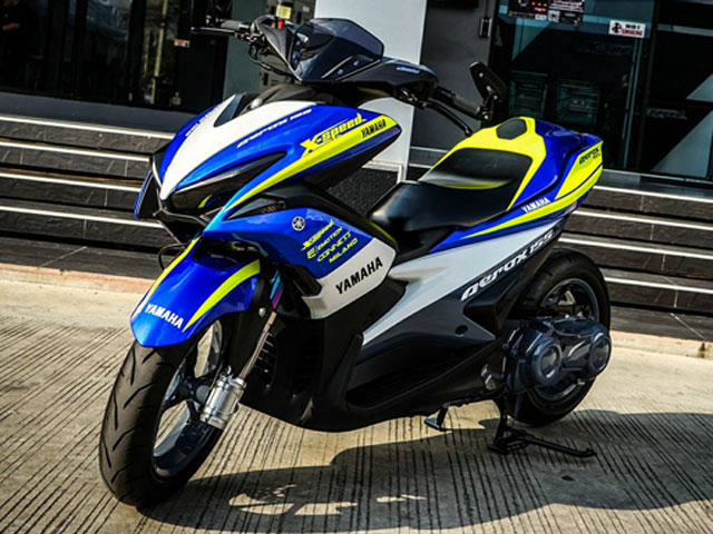 Ngắm Yamaha Aerox 155 độ cực ngầu