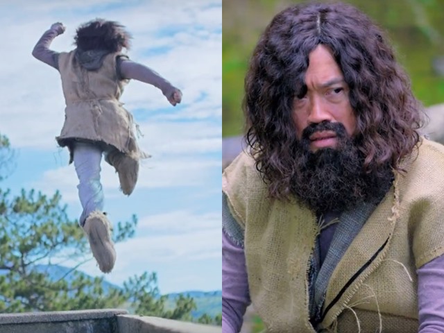 Phim - Xót xa khi Hoài Linh gầy gò tự đóng cảnh hành động