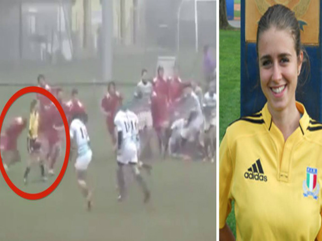 Thể thao - Bóng bầu dục: "Vùi hoa dập liễu" nữ trọng tài xinh đẹp