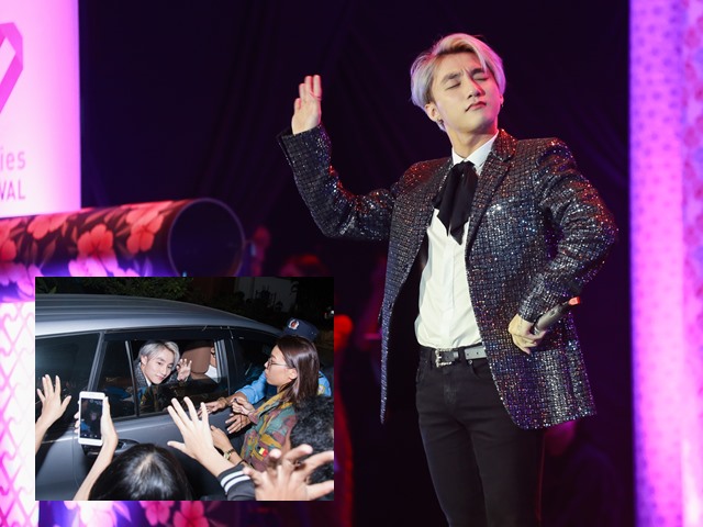 Ca nhạc - MTV - Fan đuổi theo xe khi Sơn Tùng M-TP biểu diễn xong