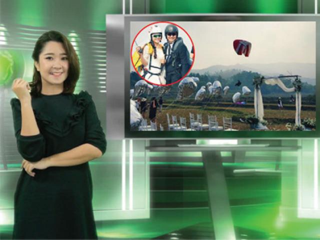 Media - Vui độc lạ: Cô dâu, chú rể "từ trên trời rơi xuống"
