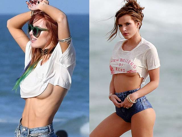 Xu hướng thời trang - Người đẹp gốc Brazil diện áo ngắn hớ hênh trên bờ biển