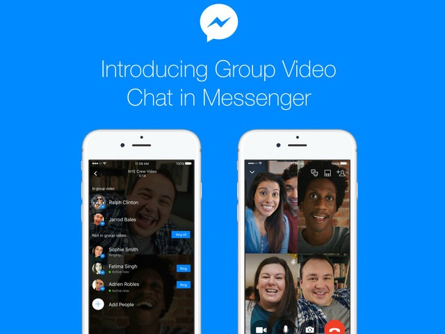 Công nghệ thông tin - Facebook ra mắt tính năng gọi video nhóm trên Messenger