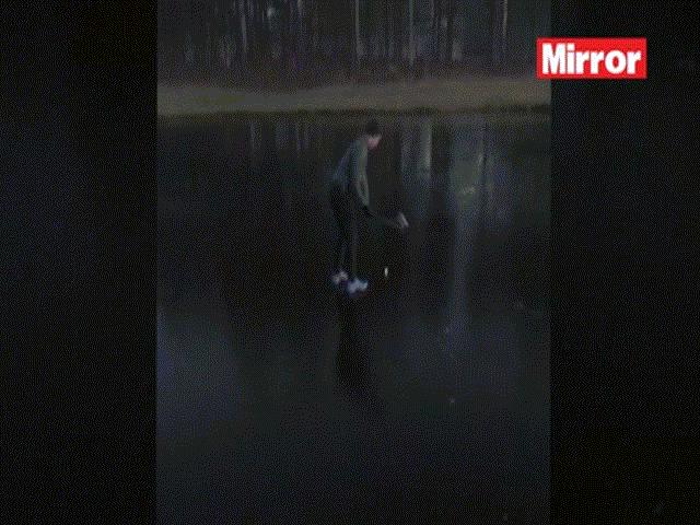 Thế giới - Chơi golf trên mặt hồ đóng băng và cái kết "buốt giá"