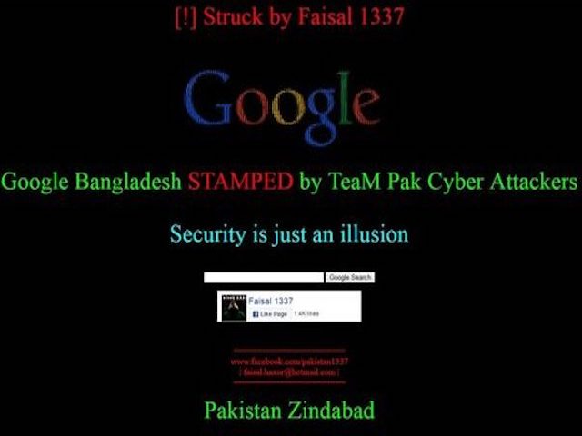 Trang web Google Bangladesh bị hacker tấn công