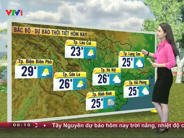 Tin tức trong ngày - Dự báo thời tiết 25/12: Cả nước thời tiết đẹp