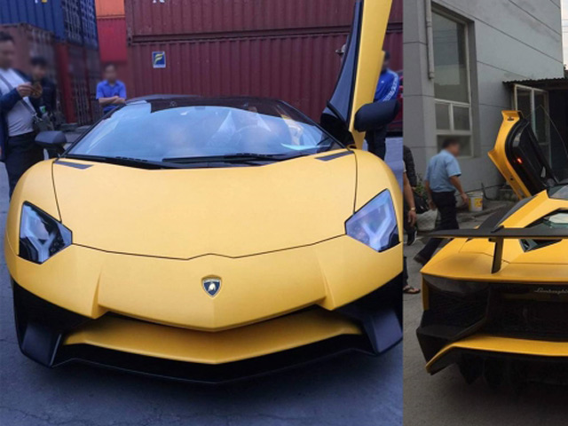 Hé lộ siêu xe Lamborghini của thiếu gia Hà thành cập cảng Hải Phòng