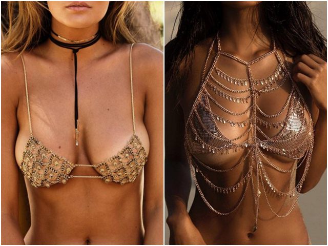 Bí quyết mặc đẹp - Chain Harness bikini: Sợi dây "trái cấm" khiến chàng khao khát