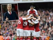 Bóng đá - Arsenal bùng nổ, Wenger nhắn Man City, MU chớ vội mừng