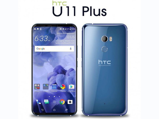 Dế sắp ra lò - Lộ diện HTC U11 Plus concept đẹp "ma mị"
