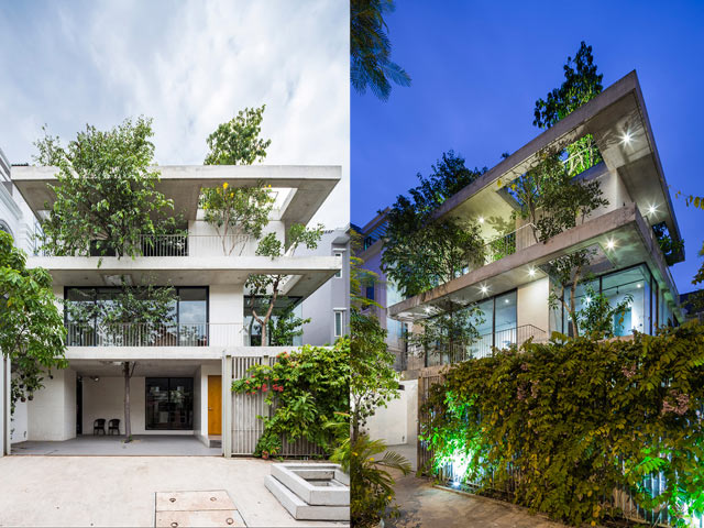 Tài chính - Bất động sản - Ngôi nhà Việt có cây đua nhau mọc xuyên tầng siêu độc đáo