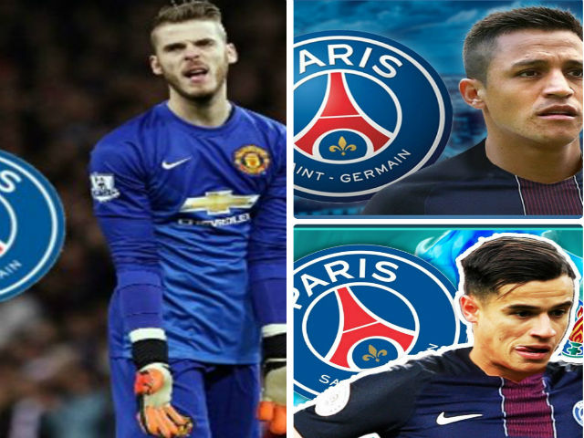 Bóng đá - PSG xây "Galacticos 1.0": Nửa tỷ euro mua thêm Sanchez, Coutinho, De Gea