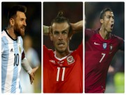 Bóng đá - Vòng loại World Cup: Đỉnh cao Ronaldo-Messi, Bale xuống &quot;vực thẳm&quot;