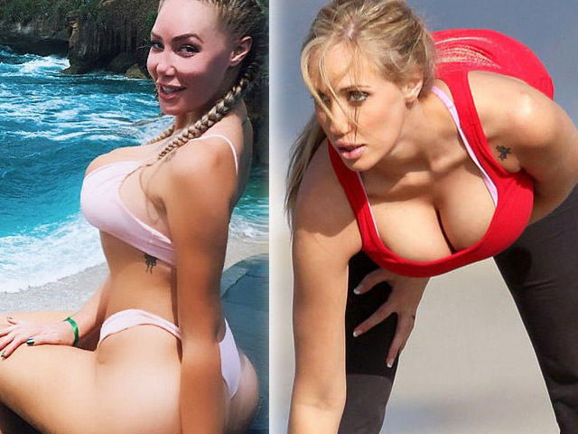 Bí quyết làm đẹp - 2 cô nàng nóng bỏng phát khổ sở vì khuôn ngực 1 mét