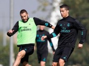 Bóng đá - Real: Benzema trở lại phục vụ, Ronaldo &quot;tập bắn&quot; điên cuồng