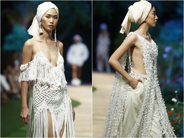Xu hướng thời trang - Người mẫu diện váy xuyên thấu "hiểm hóc" như đánh đố người nhìn