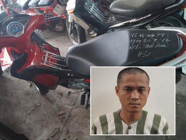 Pháp luật - Nhậu say, rủ nhau cầm gậy núp lùm, cướp xe