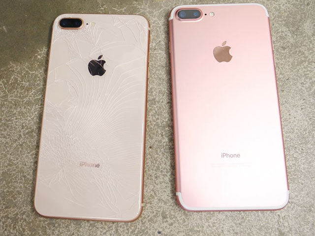 Tưởng iPhone 8/ 8 Plus dễ vỡ, không ngờ "nồi đồng cối đá" thế này!
