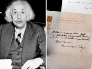 Thế giới - Bản chép tay 95 năm hé lộ bí mật thiên tài Albert Einstein