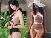 Người mẫu - Hoa hậu - Áo tắm bé xíu đang dần bị bikini trong suốt &quot;mặc như không&quot; chiếm ngôi?