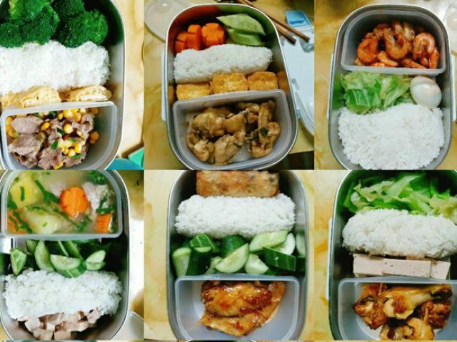 Ẩm thực - Mẹ bầu gây "sốt" vì hộp cơm trưa chuẩn bị cho chồng mang đi làm