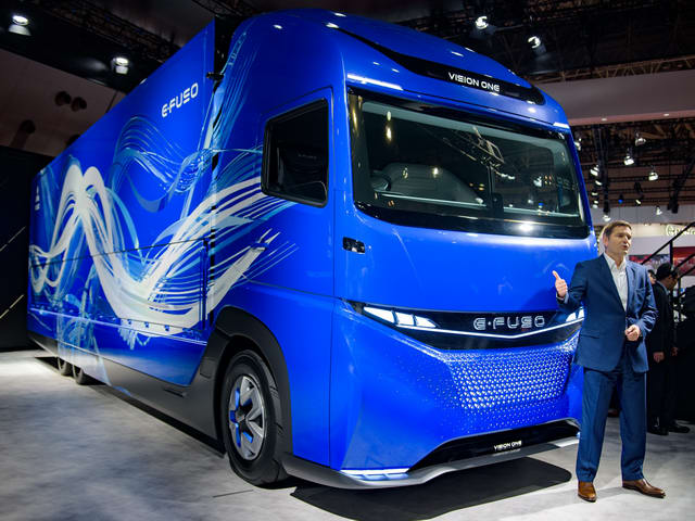 Tin tức ô tô - E-FUSO Vision One: Tương lai của xe tải là đây