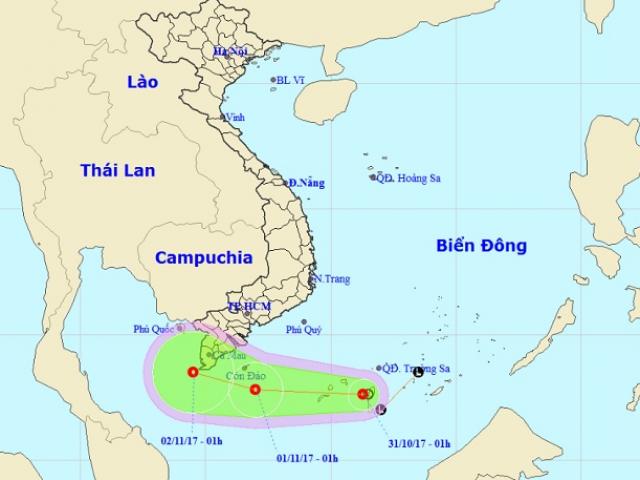 Tin tức trong ngày - Áp thấp nhiệt đới giật cấp 8, mưa dông kèm vòi rồng uy hiếp Nam Bộ