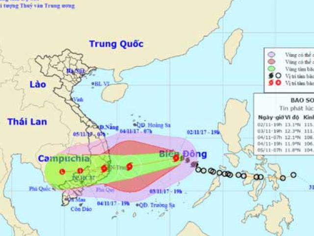 Tin tức trong ngày - Bão số 12 di chuyển nhanh, tăng cấp hướng vào đất liền