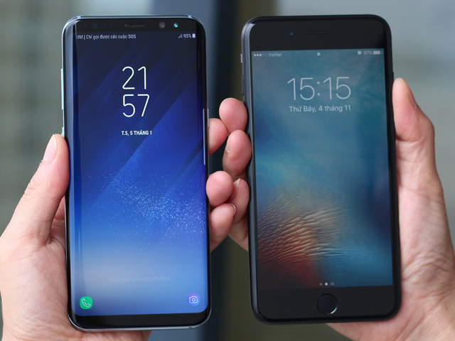 Kỳ phùng địch thủ: Chọn Galaxy S8+ hay iPhone 7 Plus?