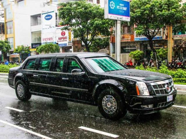 Nóng 24h qua: Siêu xe Cadillac One của Tổng thống Trump lăn bánh ở Đà Nẵng
