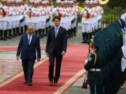 Tin tức trong ngày - Cận cảnh lễ đón Thủ tướng Canada Justin Trudeau ở Phủ Chủ tịch