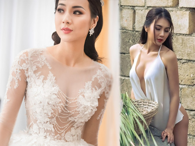 Bạn trẻ - Cuộc sống - Hot girl "Tuyệt tình cốc" bạo dạn mặc váy xuyên thấu trong ngày cưới