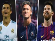 Bóng đá - Xuất sắc nhất 2017: Ronaldo số 1, Messi chỉ… số 9