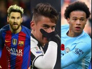 Bóng đá - Kèo trái đồng loạt thống trị châu Âu: Messi, Dybala, Sane
