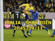 Bóng đá - Italia - Thụy Điển: Lời nguyền Ibrahimovic &amp; điểm tựa Lindelof