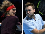 Thể thao - Zverev - Jack Sock: Bùng nổ set 2, cay đắng rời giải (ATP Finals)