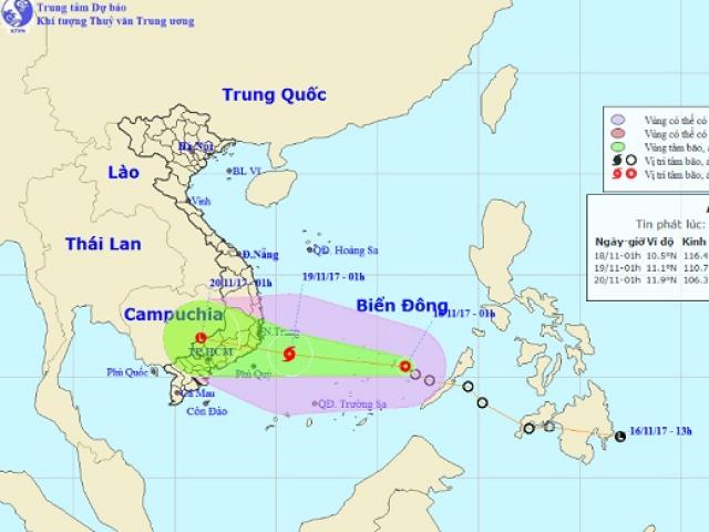 Bão giật cấp 11 áp sát, 3 tỉnh từ Khánh Hòa đến Bình Thuận căng mình ứng phó