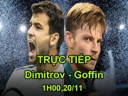 Thể thao - Chi tiết Dimitrov - Goffin: Cống hiến 3 set (KT) (Chung kết ATP Finals)