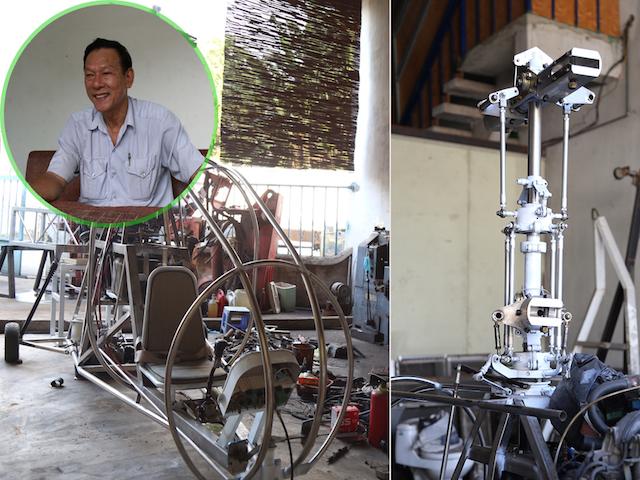 Tin tức trong ngày - Cận cảnh chiếc máy bay tự chế “Bùi Hiển” sắp ra sân bay