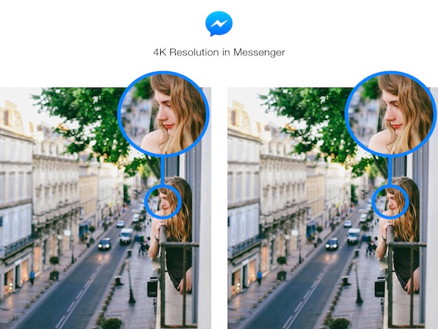 Đã có thể gửi ảnh 4K qua Facebook Messenger