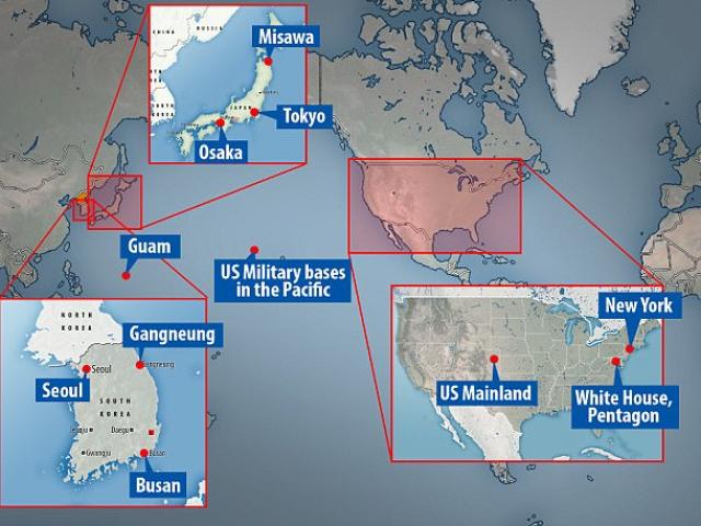 Thế giới - Tiết lộ 15 mục tiêu tấn công hạt nhân của Triều Tiên