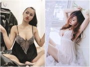 Người mẫu - Hoa hậu - Mỹ nữ Việt làm say lòng mày râu nhờ váy ngủ hai dây khêu gợi