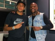 Bóng đá - Neymar thần tượng Mayweather: Mê tiền, mơ là “độc cô cầu bại”