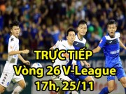 Bóng đá - Chi tiết vòng 26 V-League: Siêu kịch tính tại Cẩm Phả (KT)