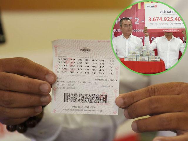 Tin tức trong ngày - Xổ số Vietlott: Người đầu tiên nhận jackpot “khủng” bằng tiền mặt