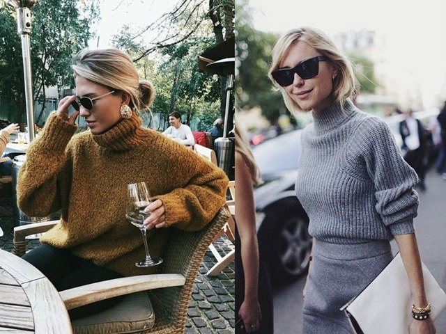 Thời trang công sở - Cả thế giới đang mặc áo len cổ lọ, bạn thì sao?